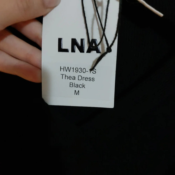LNA Thea black dress nwt size M - Picture 2 of 6